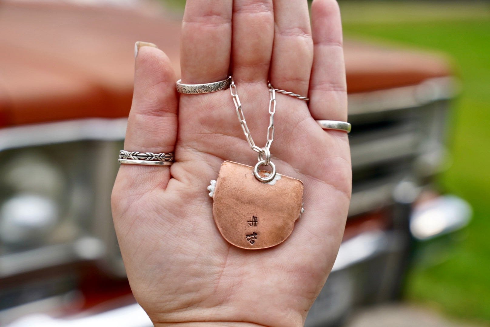 Mixed Metal GMC Necklace