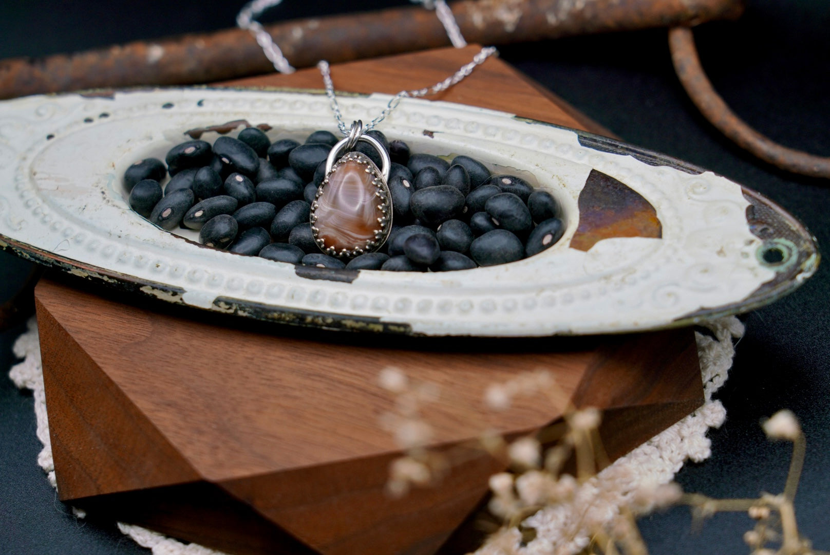 Lake Superior Agate Pendant ONLY