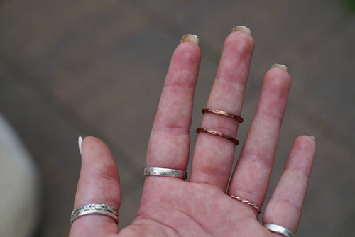 Copper Stacker Ring SIZES 7 & 8