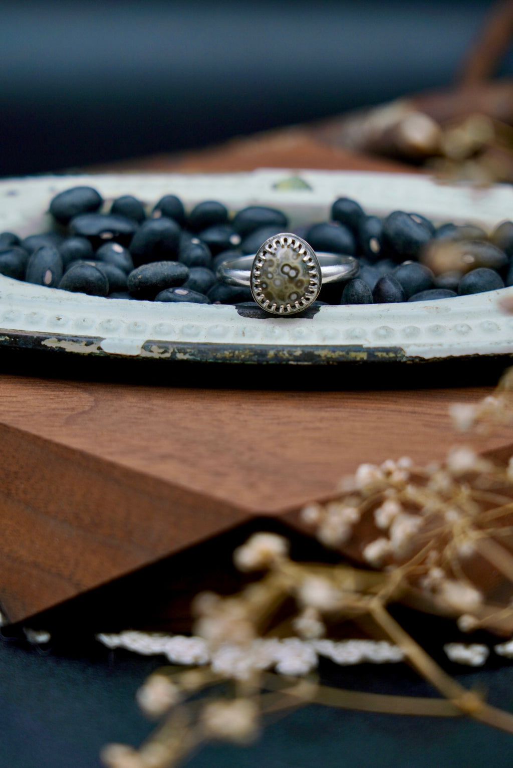 Ocean Jasper Ring SIZE 9