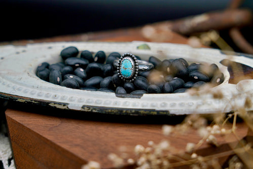 Dry Creek Turquoise Stacker Ring SIZE 5
