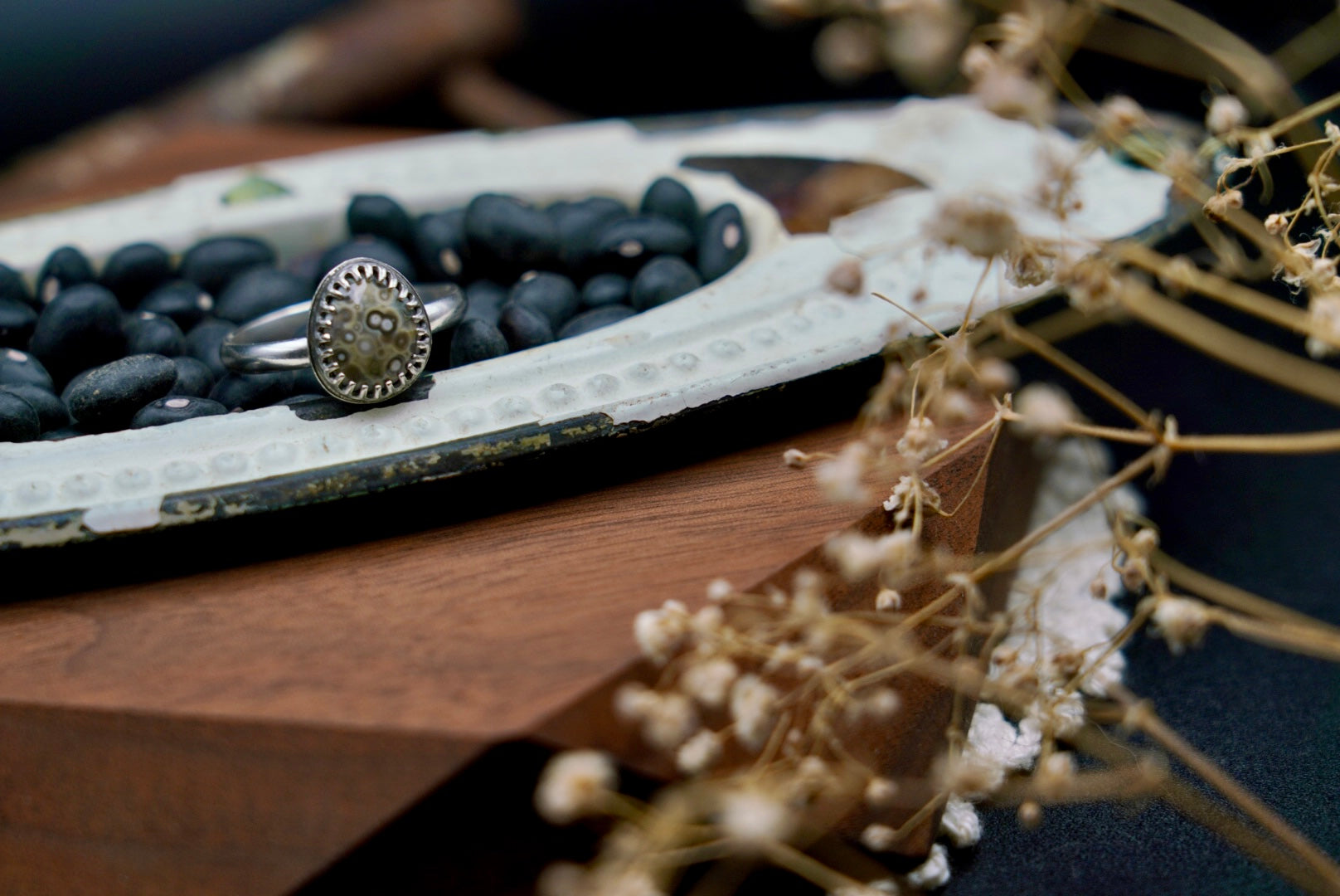 Ocean Jasper Ring SIZE 9