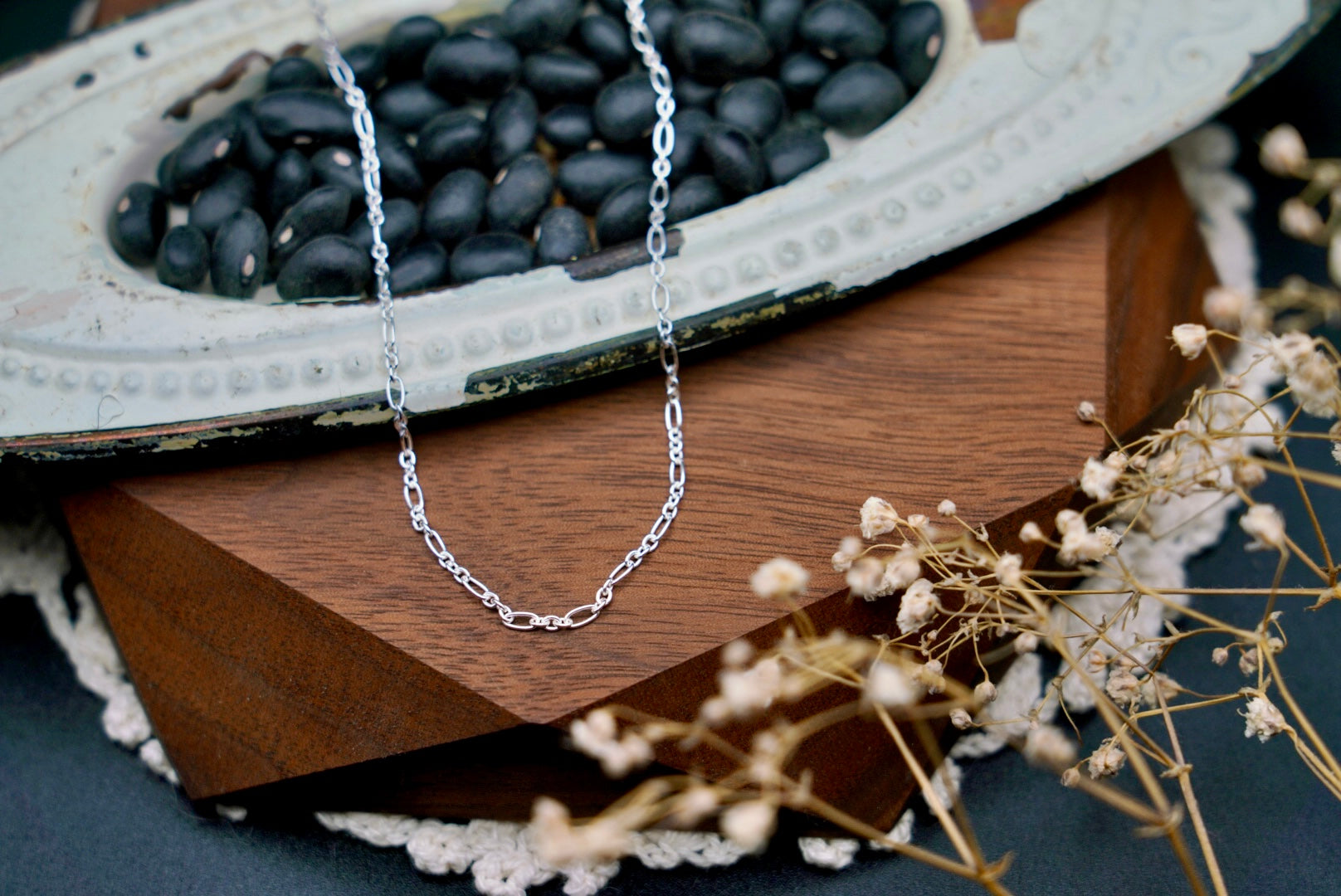 Dainty Sterling Chain 18”