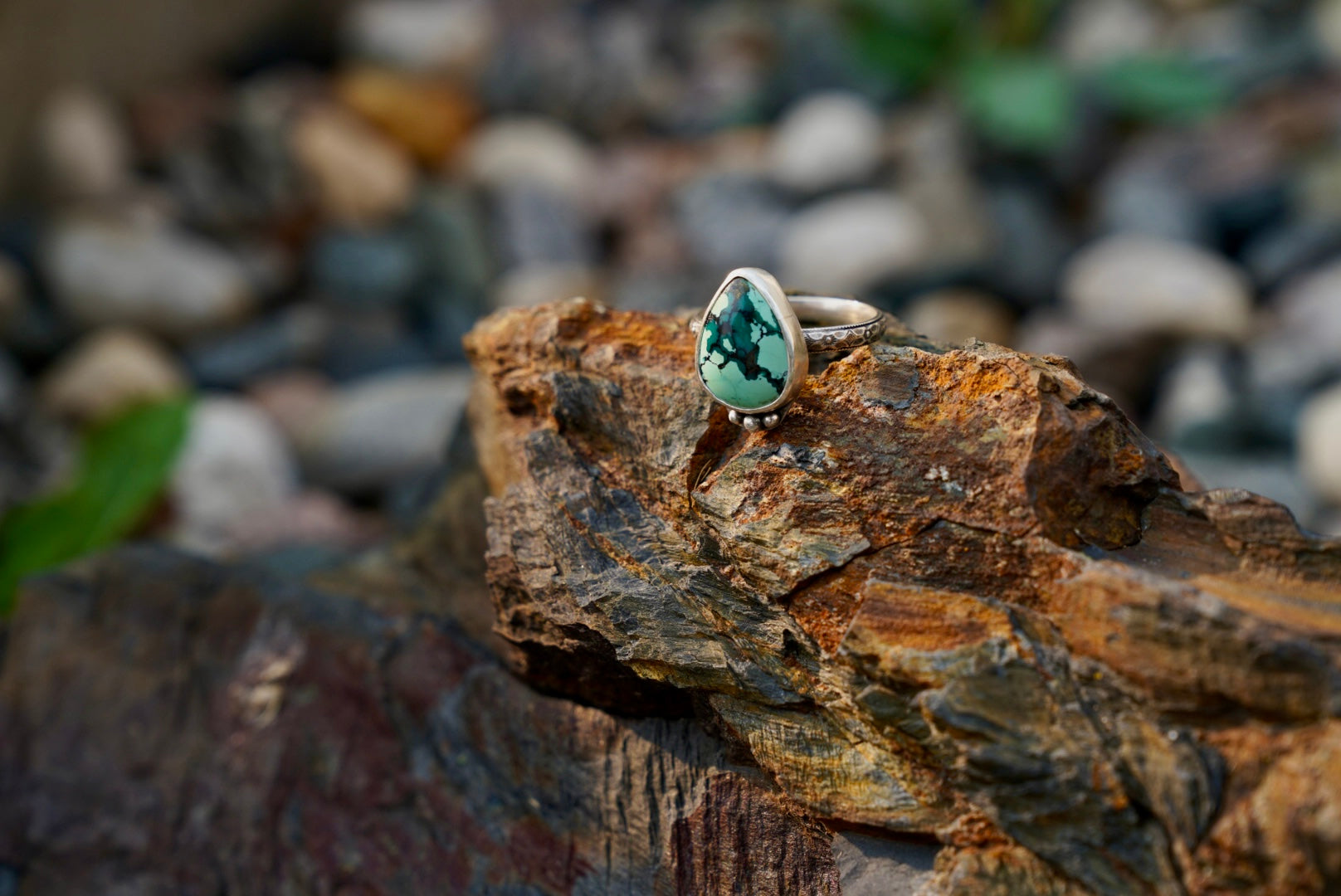 Hubei Turquoise Ring SIZE 9 3/4