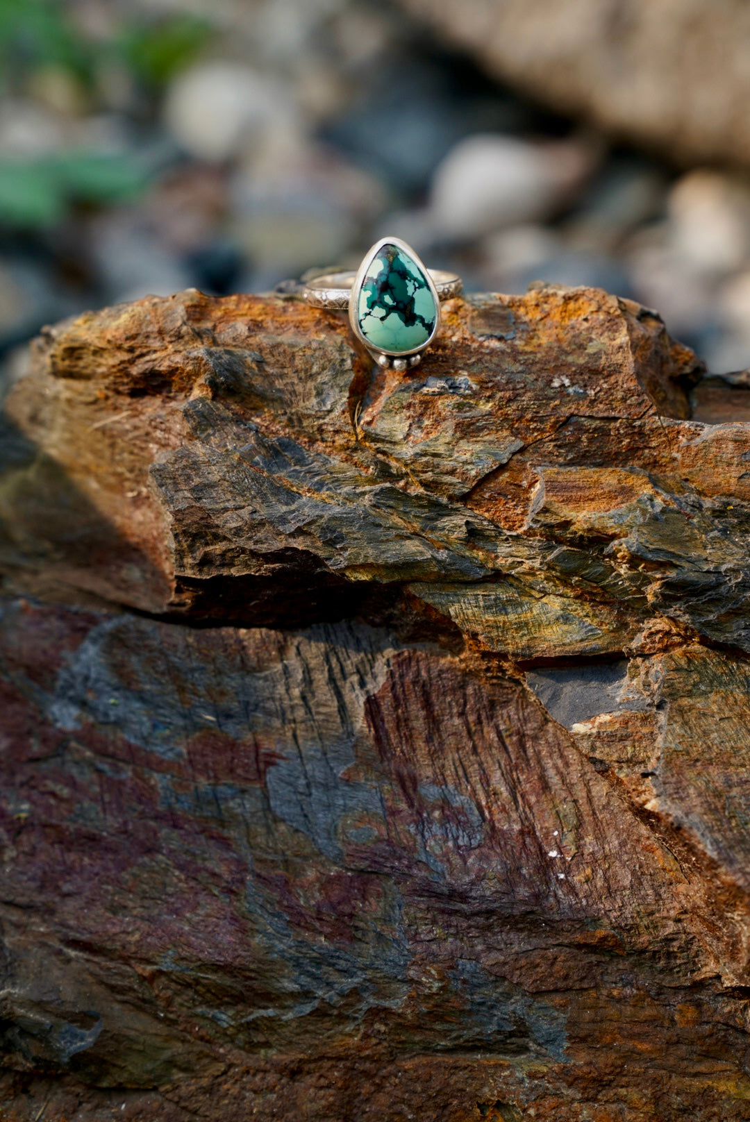 Hubei Turquoise Ring SIZE 9 3/4