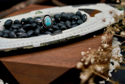 Dry Creek Turquoise Stacker Ring SIZE 5