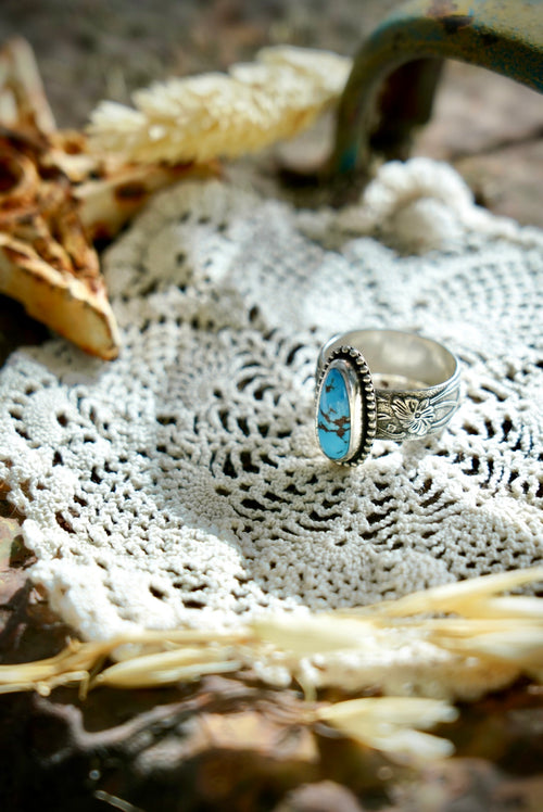 Golden Hills Turquoise Ring SIZE 8