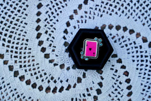 Ace of Hearts Ring Size 8