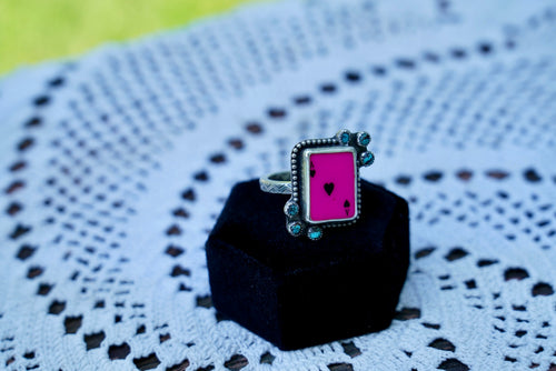 Ace of Hearts Ring Size 8
