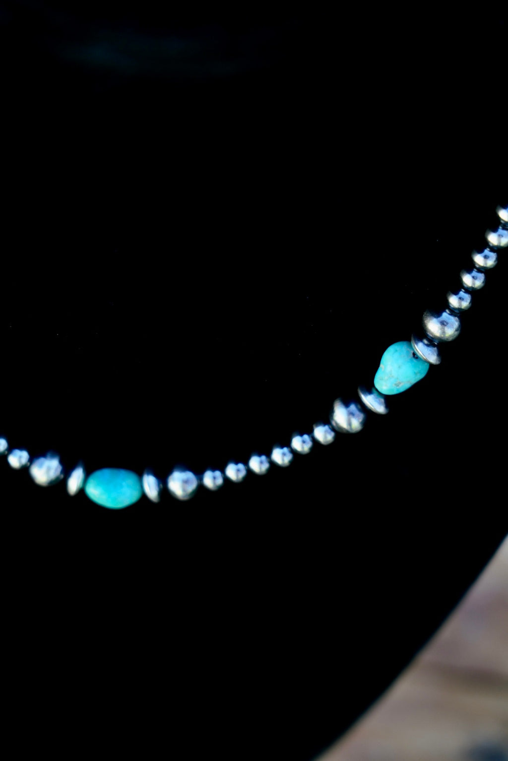 White Water w/4&6mm Beads 16”